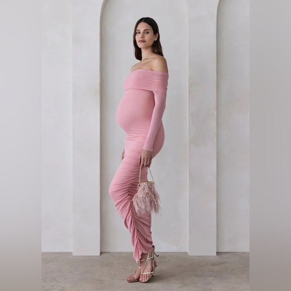 Bumpsuit Off The Shoulder Soft Mesh Dress size Medium - Picture 4 of 4